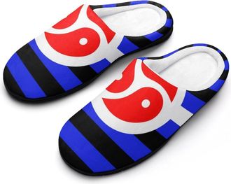 Generic BDSM Flag Funny Mens Cotton Slippers Soft Non-Slip Rubber Sole House Slipper Indoor Outdoor