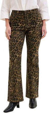 Judy Blue High Waist Bootcut Print Jeans In Leopard