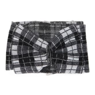 Red Valentino Checked Headband - female - RED Valentino - Accessories - Black - ONE SIZE - Accessories