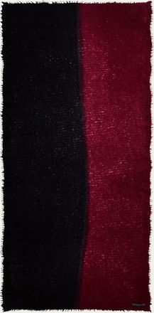 Denis Colomb Fuzzy Feture Two-Tone Cashmere Scarf