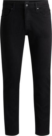 BOSS Delaware Slim-fit jeans in black-black Italian denim