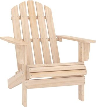 vidaXL Silla De Jard&iacute;n Adirondack Madera Maciza De Abeto Vidaxl