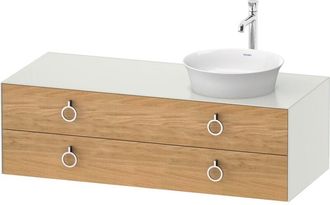 Duravit Duravit - Tulip Blanco, Mueble De Ba&ntilde;o Colgado En La Pared, Ancho