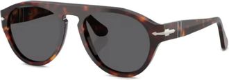 Persol Occhiali da sole con effetto tartarugato - Marrone