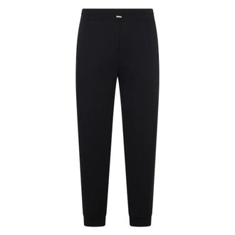 Philipp Plein Broeken, Heren, Zwart, L, Katoen, Basic Joggers