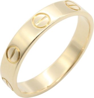 Cartier Gold Yellow Gold (18K) Band Ring (Pre-Owned)