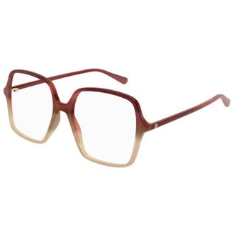 Gucci Optisch Montuur - unisex - Brillen - Bruin - 53 MM - Accessoires