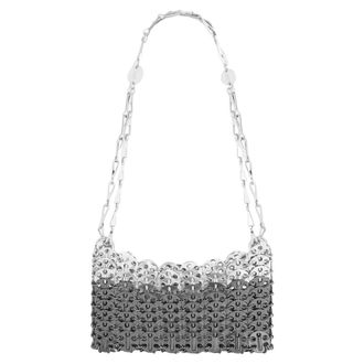 Paco Rabanne Borsa a spalla con dischi metallici - - Bags - Donna - Grigio - ONE SIZE