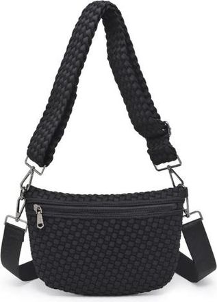 Sol and Selene Ethereal - Woven Neoprene Crossbody Bag in Black at Nordstrom