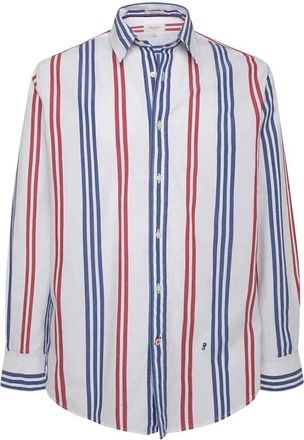 Pepe Jeans London Bryces Casual overhemd - Heren - Casual Overhemden - Blauw - S - Katoen - Overhemden