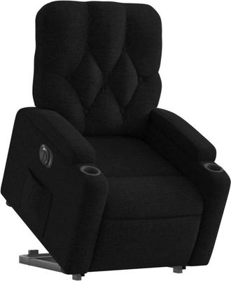 vidaXL Vidaxl - Sill&oacute;n El&eacute;ctrico Reclinable Elevable De Tela Negro
