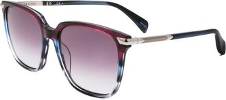 Rag & Bone RNB1066/S 0V43 9O Blue Violet Horn/Smoke Gradient