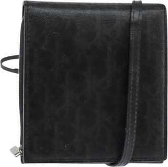 Dior Pre-owned Vintage PVC Schoudertas - Dames - Vintage Schoudertas - Zwart - ONE Size - Leer - Vintage