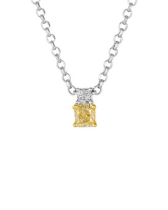 Le Vian Distinction 14K Two-Tone 0.24 Ct. Tw. Diamond Pendant Necklace