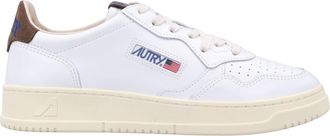 Autry Low-Top Sneakers With Perforated White Leather Upper