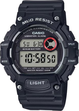 Casio Mens Tactical Digital Sport Watch with Black Dial - TRT-110H-1AV