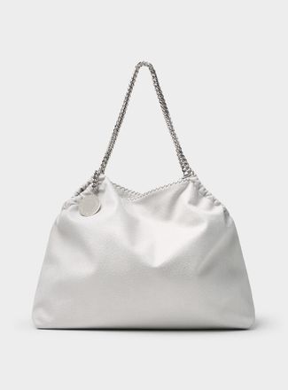 Stella McCartney Womens Falabella faux-suede chain handbag