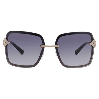 Bulgari Grey Gradient Square Ladies Sunglasses BV6167B 20148G 59