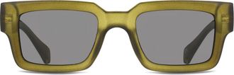 Hanukeii Islander HK-A01-24M03C03 Mens Sunglasses Green Size Standard