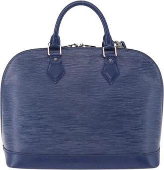 Louis Vuitton Pre-owned Vintage Handbag - Dames - Vintage Handtas - Blauw - ONE Size - Leer - Vintage
