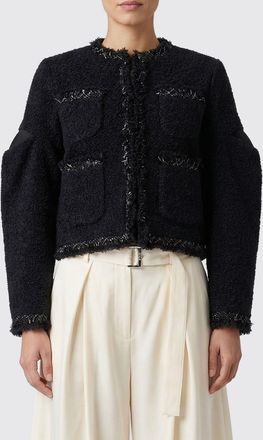 sacai Giacca in tweed di misto cotone Sacai