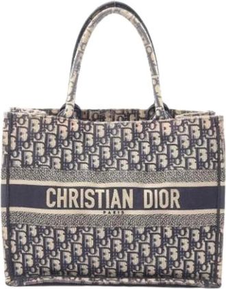 Dior Pre-owned Vintage Canvas Tote Bag - Pre-owned - Mujer - Beige - ONE SIZE