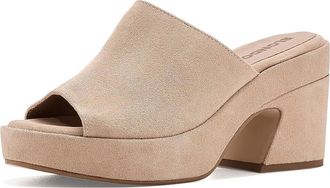 Blondo Melinda Womens Sandals Almond Suede : 9.5 M