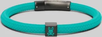 Psycho Bunny Mens Silicone Bracelet 437 TEAL / O/S