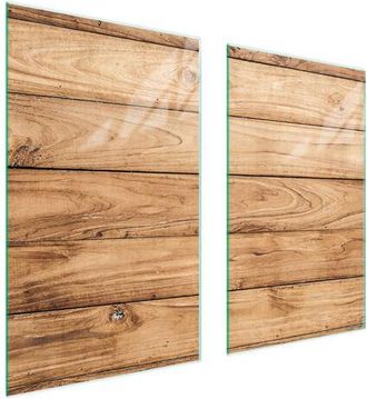 OEM Placa Protectora De Vidrio Para Estufa 75x52 Le&ntilde;a