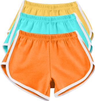 Generic 3 Pack WomenS Cotton Yoga Dance Short Pants - Hot Pants Shorts Women Sexy Sport Shorts Summer Athletic Cycling Hiking Sports Shorts Soft Cute Pyjama S