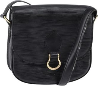 Louis Vuitton Pre-owned Cross Body Bag - Dames - Vintage Schoudertas - Zwart - ONE Size - Leer - Vintage