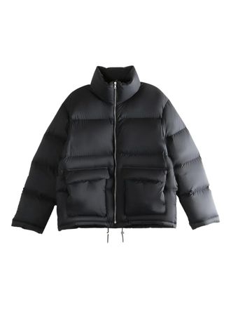 Auralee zip pockets jacket - men - Nylon/Polyurethane - 4 - Black