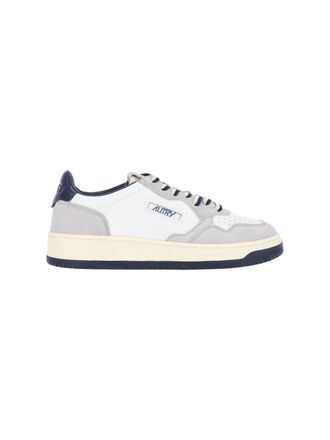 Autry Low-Top Sneakers with Suede and Smooth Paneling