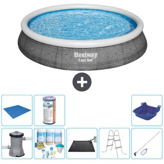 Bestway Piscina Bestway Fast Set Redonda - 396x84 Cm - 8-piezas S21449
