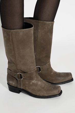 Golden Goose Biker Frye Ankle Boots, Womens, Brown