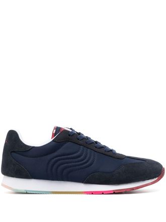 Paul Smith Domino swirl-embroidered sneakers - Blue