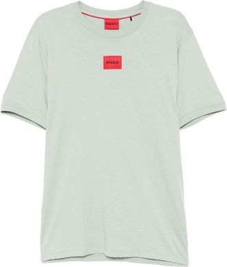 HUGO BOSS T Shirt Verde-Uomo