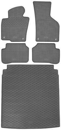 OEM Volkswagen Passat B6 Sed&aacute;n De 2005 A Octubre De 2009. Juego De Alfombrillas De Goma Para Coche Y Alfombrilla Para Maletero