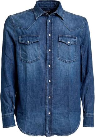 Dondup Hombre, Camisas, Azul, Talla: S