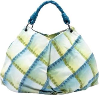 Bottega Veneta Pre-owned Aquilone Fortune Cookie Hobo - Dames - Vintage Handtas - Veelkleurig - ONE Size - Leer - Vintage