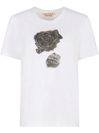 Marni Katoenen T-shirt - Wit