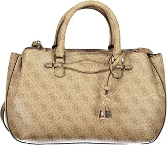 Guess Beige Polyurethane Women Womens Handbag