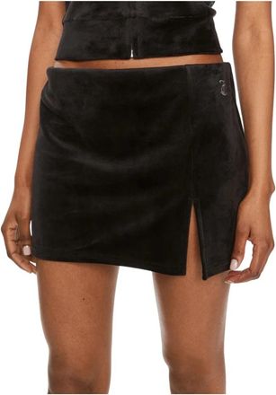 Juicy Couture Maxy Skirt - Dames - Korte rokken - Zwart - XS - Katoen - Rokken