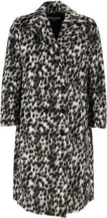 Michael Kors Cappotto doppiopetto leopardato - - Coats - Donna - Multicolore - S