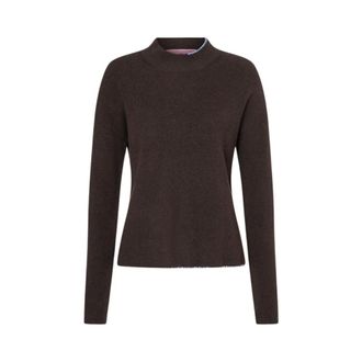 Lieblingsst&uuml;ck Lieblingsst&uuml;ck - Minoul gebreide trui - Dames - Truien - Bruin - Maat: 2XL Katoen