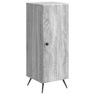 vidaXL Aparador Gris Sonoma 33 X 34,5 X 90 Cm Madera De Ingenier&iacute;a Vidaxl