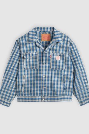 Levi's Trucker Jacket Sunrise - Hombre - M - Azul / Summer Check Trucker