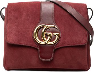 Gucci Pre-owned Gucci Medium Suede Arli Crossbody 550126 204991