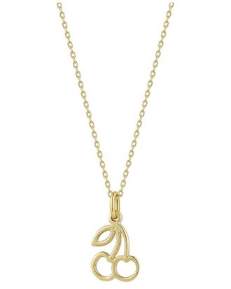 Italian Gold, Inc 14K Italian Gold Cherry Pendant Necklace