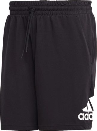 adidas Essentials Logo Shorts Asia Sizing Black White IC9375